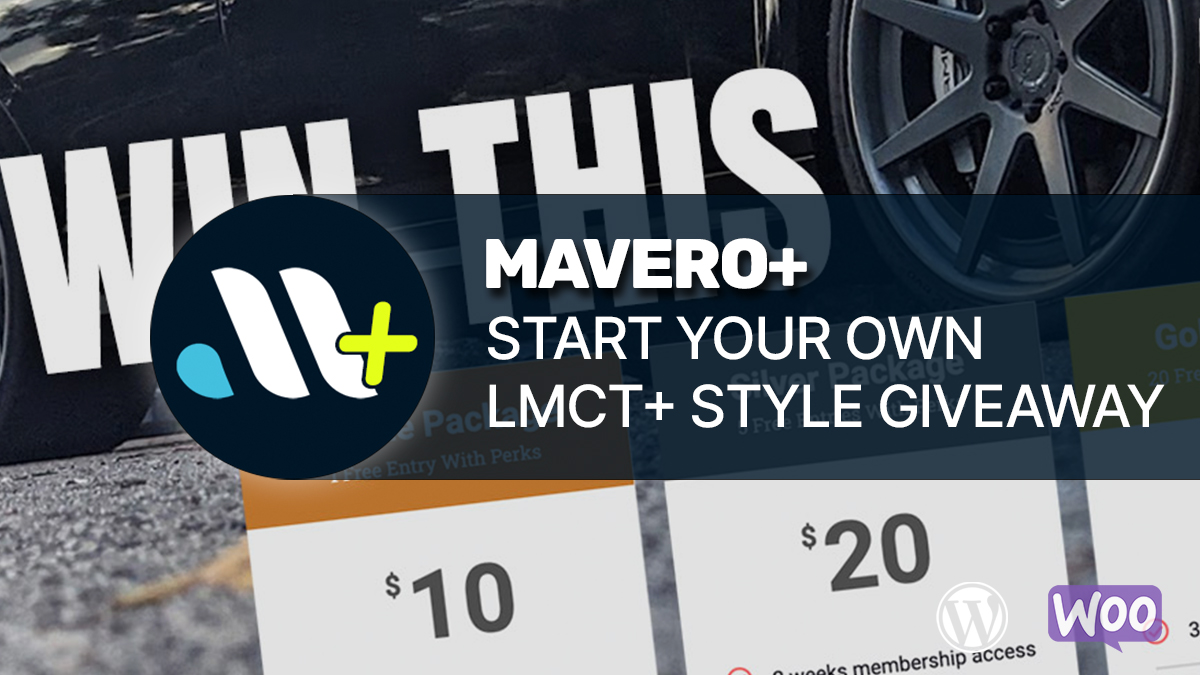 MAVERO+ Giveaway Platform