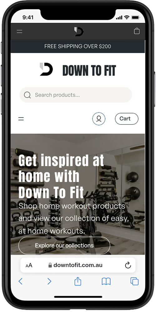 Down To Fit Mobile Website